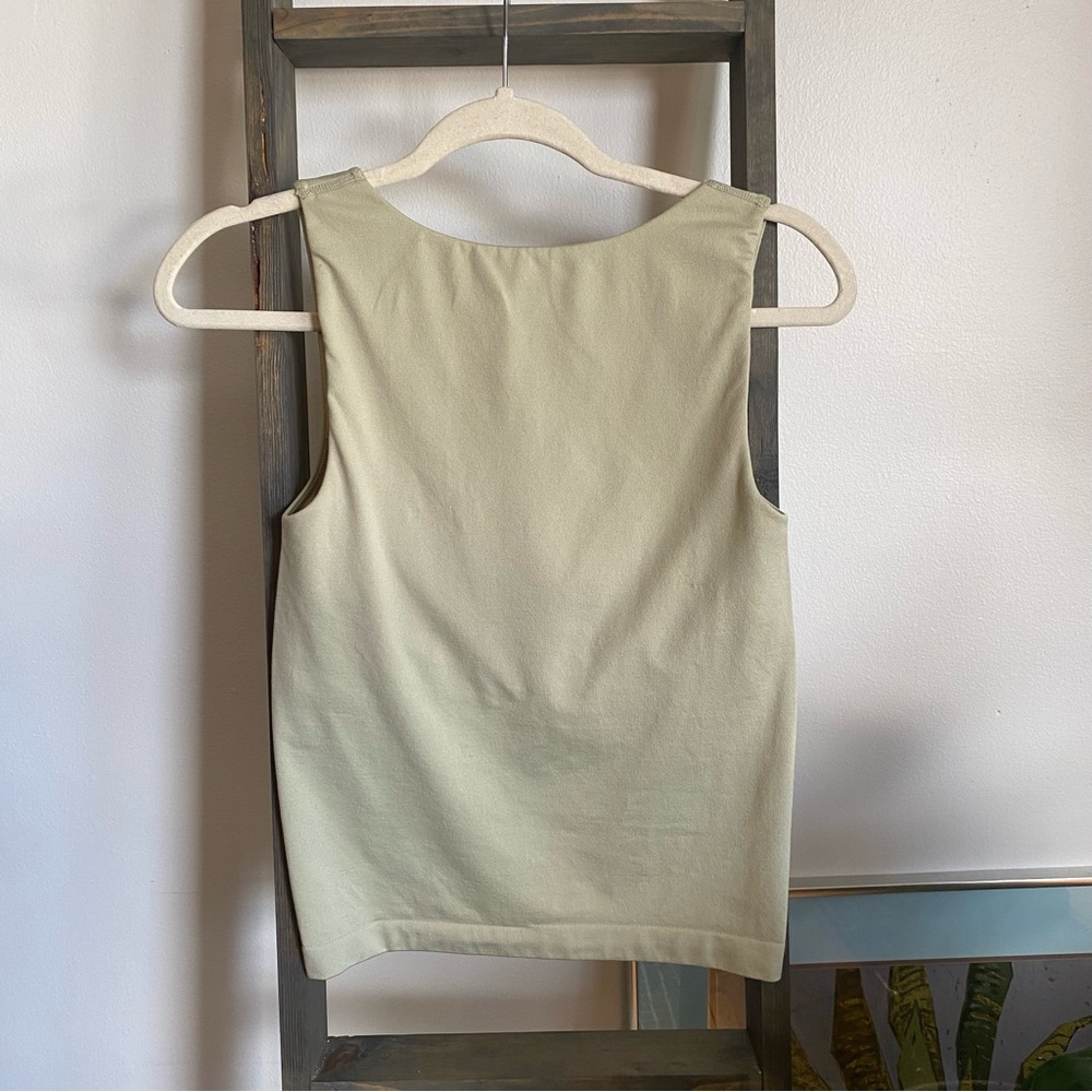 A New Day Light Green Scoop Tank Top - Picture 3 of 6